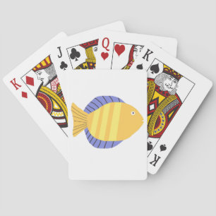 Jeu De Cartes art de la peinture de poissons