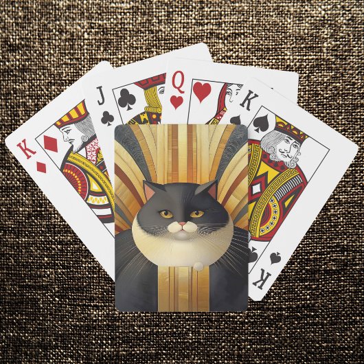 Jeu De Cartes Art déco Kitty