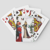 Jeu De Cartes art déco rétro vintages (dos)