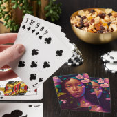 Jeu De Cartes Art d'Imaginaire Fée Noire Africain (In Situ)
