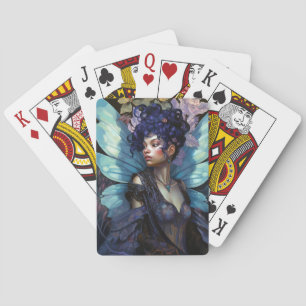 Jeu De Cartes Art d'Imaginaire Fée Noire Africain