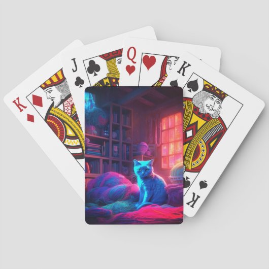 Jeu De Cartes Art du chat (dos)