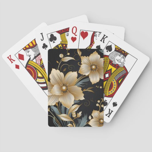 JEU DE CARTES ART FLORAL #2 (dos)