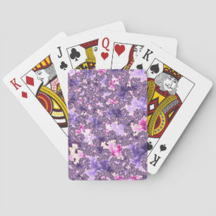 Jeu De Cartes Art fractal spirale pastel funky bohème délirant