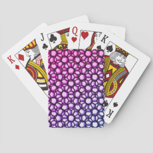 Jeu De Cartes Art géométrique dentelé