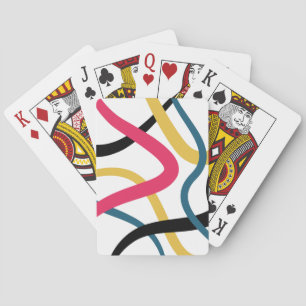 Jeu De Cartes Art graphique moderne coloré, chaotique et audacie