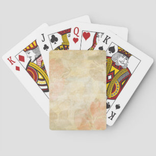 Jeu De Cartes art grunge floral arrière - plan motif