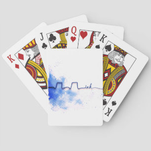 Jeu De Cartes Art Inh. Minimaliste Design Inhalothérapeute