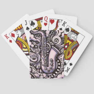 Jeu De Cartes Art inspiré du jazz