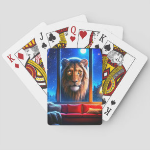 Jeu De Cartes Art Lion