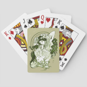 Jeu De Cartes Art nouveau les années 70
