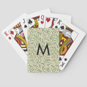Jeu De Cartes Art nouveau Willow Bough Monogramme William Morris