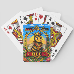 Jeu De Cartes Art Pixel 8 Bits Rétro Abeille