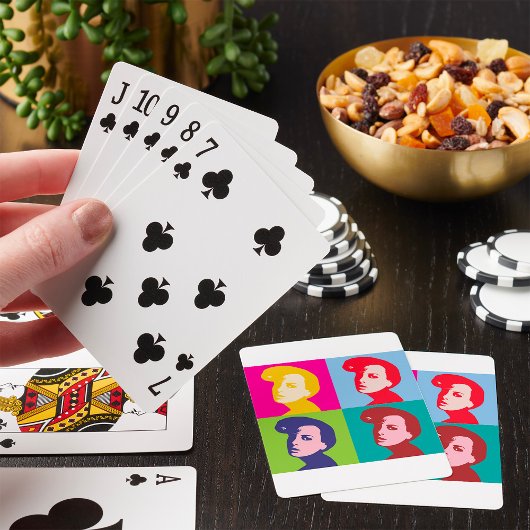 Jeu De Cartes Art Pop Femmes Rétro