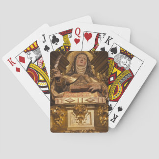 Jeu De Cartes Art religieux représentant Santa Teresa