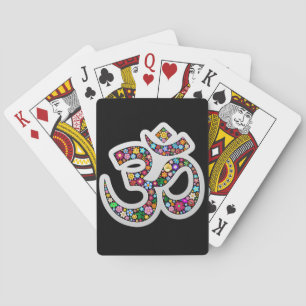 Jeu De Cartes Art symbolique floral Namaste