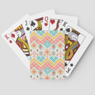 Jeu De Cartes Art tribal : imprimé géométrique boho.