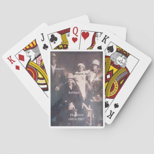 Jeu De Cartes Arthur and Ophelia Hunter, Herbert and Eleazer (dos)