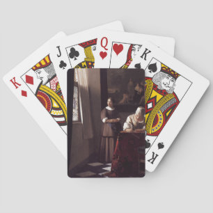 Jeu De Cartes Artiste néerlandais Vermeer Peinture