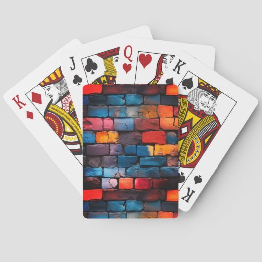 Jeu De Cartes Artsy Brick Wall (dos)
