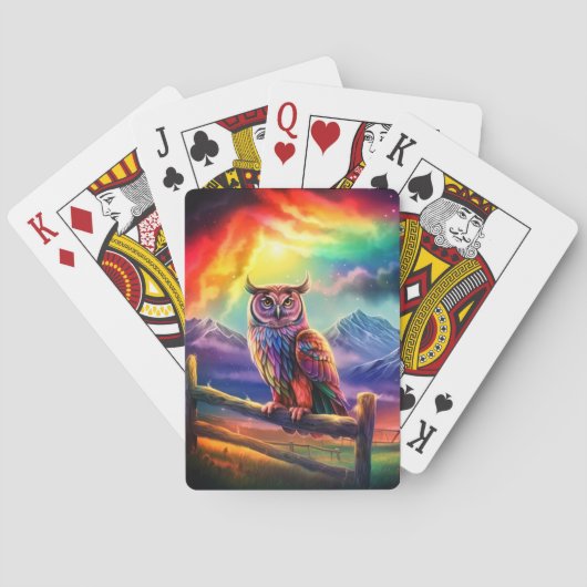 Jeu De Cartes Artsy Owl (dos)