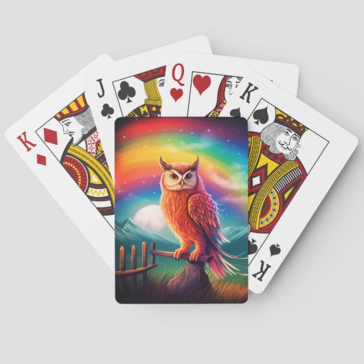 Jeu De Cartes Artsy Owl (dos)