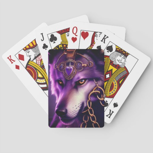 Jeu De Cartes Artsy Wolf (dos)
