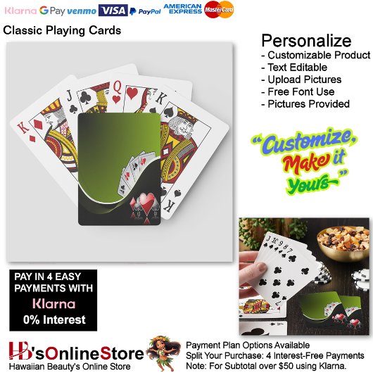 Jeu de cartes As de tous les métiers Fond vert