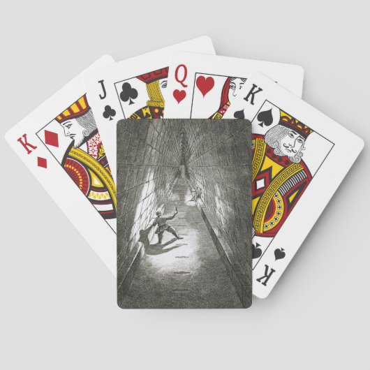 Jeu De Cartes Ascension intérieure d'une pyramide, vers 1780 (gr (dos)