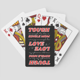 JEU DE CARTES ASSEZ DUR POUR ÊTRE UNE MÈRE UNIQUE, ASSEZ FOU POU