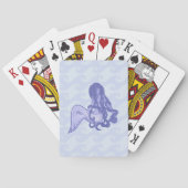 Jeu De Cartes Assis Mermaid bleu (dos)