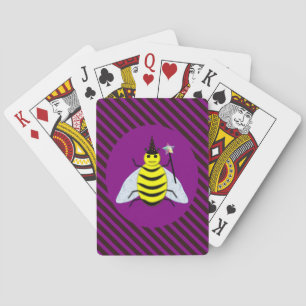 Jeu De Cartes Assistant Abeille magique d'Halloween Purple et ba
