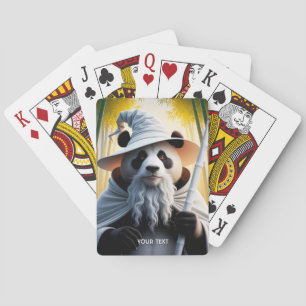 Jeu De Cartes Assistant Vieux Panda Imaginaire