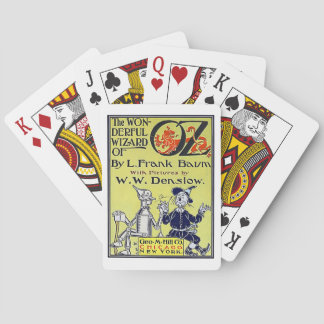 Jeu De Cartes Assistant vintage de couverture de livre Oz