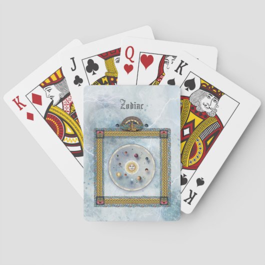 Jeu De Cartes Astrologie zodiaque (dos)
