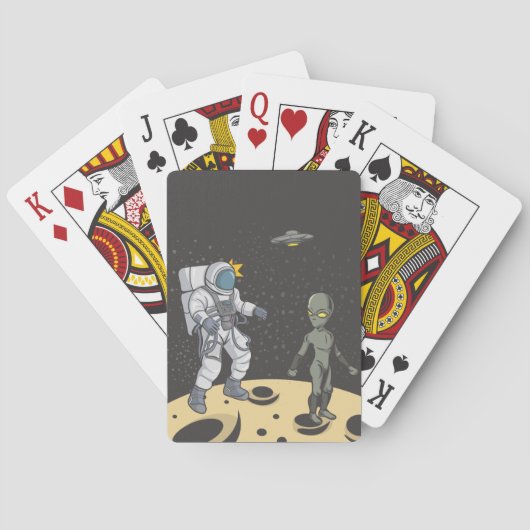 Jeu De Cartes Astronaute et extraterrestre (dos)