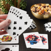 Jeu De Cartes Attaque de bisous !" (In Situ)