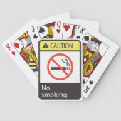 Jeu De Cartes Attention : Signal anti-tabac (dos)