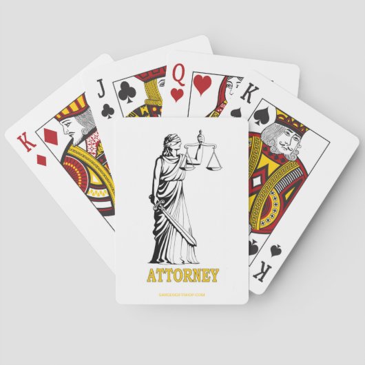 JEU DE CARTES ATTORNEY (dos)