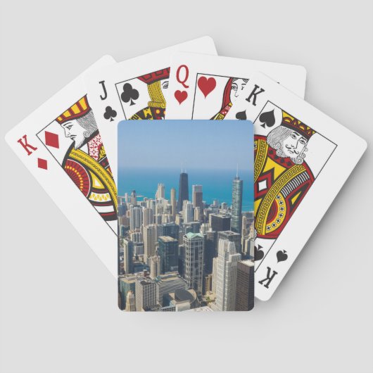 Jeu De Cartes Au-dessus de Chicago (dos)