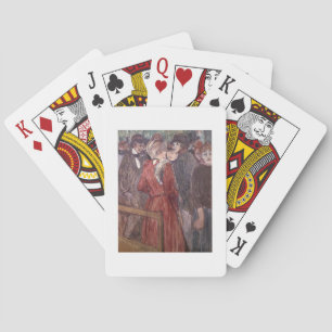 Jeu De Cartes Au Moulin de la Galette, 1891 (w/c and gouache)
