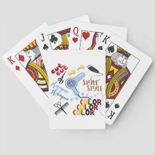 Jeu De Cartes Au Salon De Coiffure
