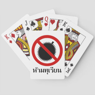 Jeu De Cartes AUCUN Fruit Durian ⚠ Thai Langue Signe ⚠