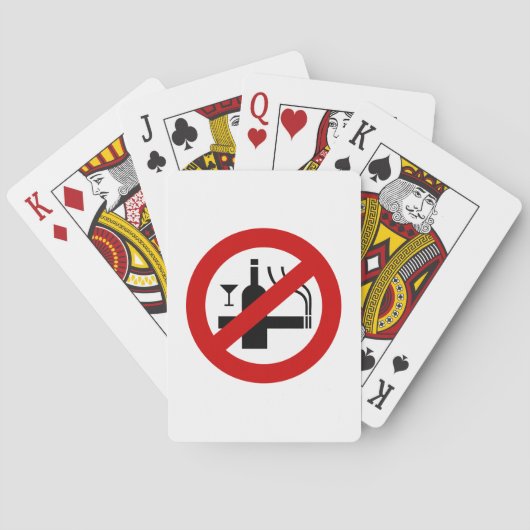 Jeu De Cartes AUCUN Fumeur ⚠ THÉ ⚠ (dos)
