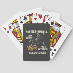 Jeu De Cartes Aucun roi en Amérique 4 juillet anti-Trump
