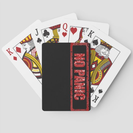 Jeu De Cartes Aucune panique (dos)