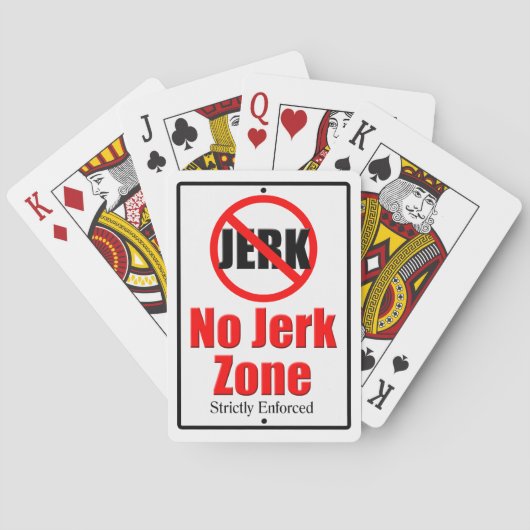 Jeu De Cartes Aucune zone de Jerk (dos)