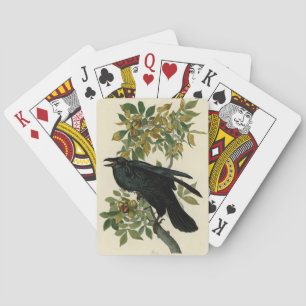 Jeu De Cartes Audubon Raven Oiseau classique