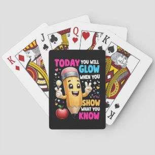 Jeu De Cartes Aujourd'Hui, Vous Allez Gluire Quand Vous Montrez