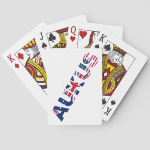 Jeu De Cartes AUKUS AU Royaume-Uni Flags de l'Alliance du Pacte